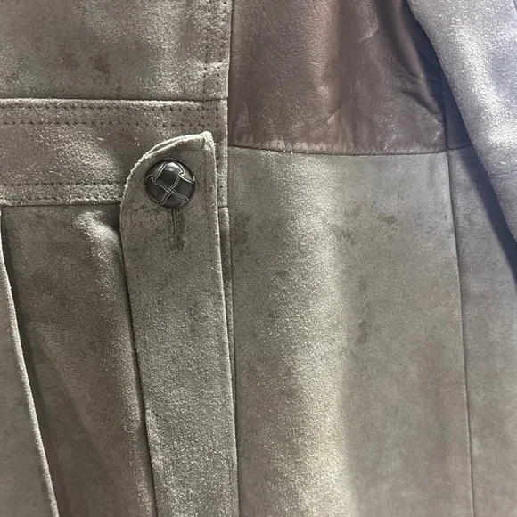 Brown Leather and Suede Jacket